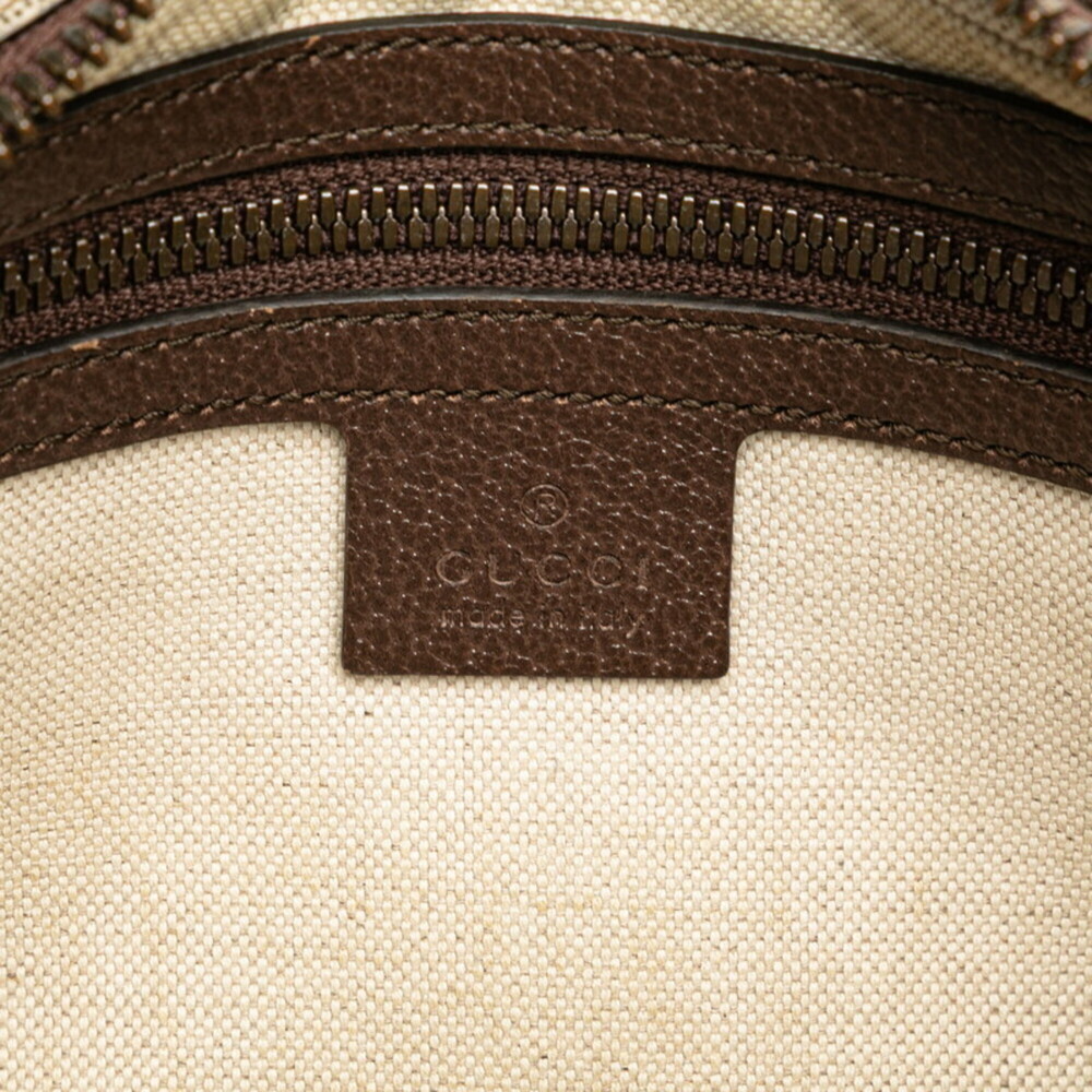 GUCCI Authentic Brown Leather Hobo Bag - Picture 9 of 10